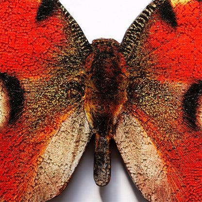 Mosaic Butterfly Aglais 20&quot;W Wall Art
