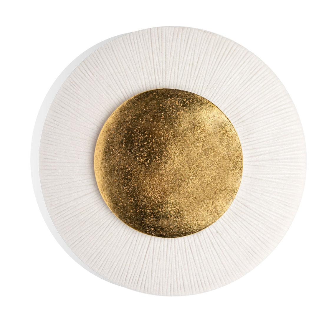 Zen Sun 14&quot;D, Cream/ Gold