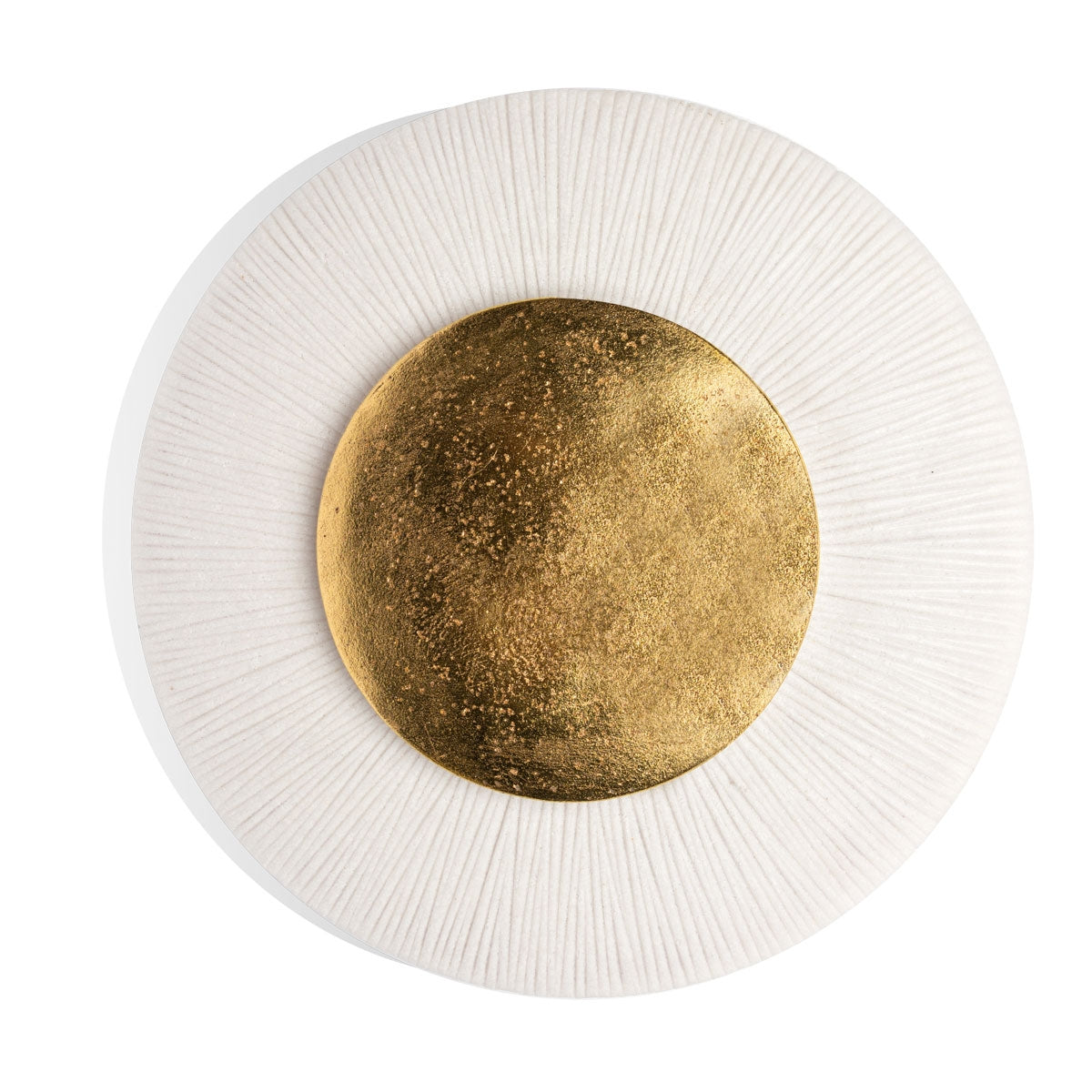 Zen Sun 14&quot;D, Cream/ Gold