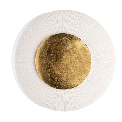 Zen Sun 14&quot;D, Cream/ Gold