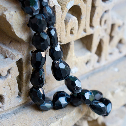 Stone Jewelry for Vase, Black Onyx