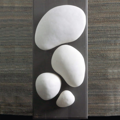 River Stone 6.5&quot;L Wall Art