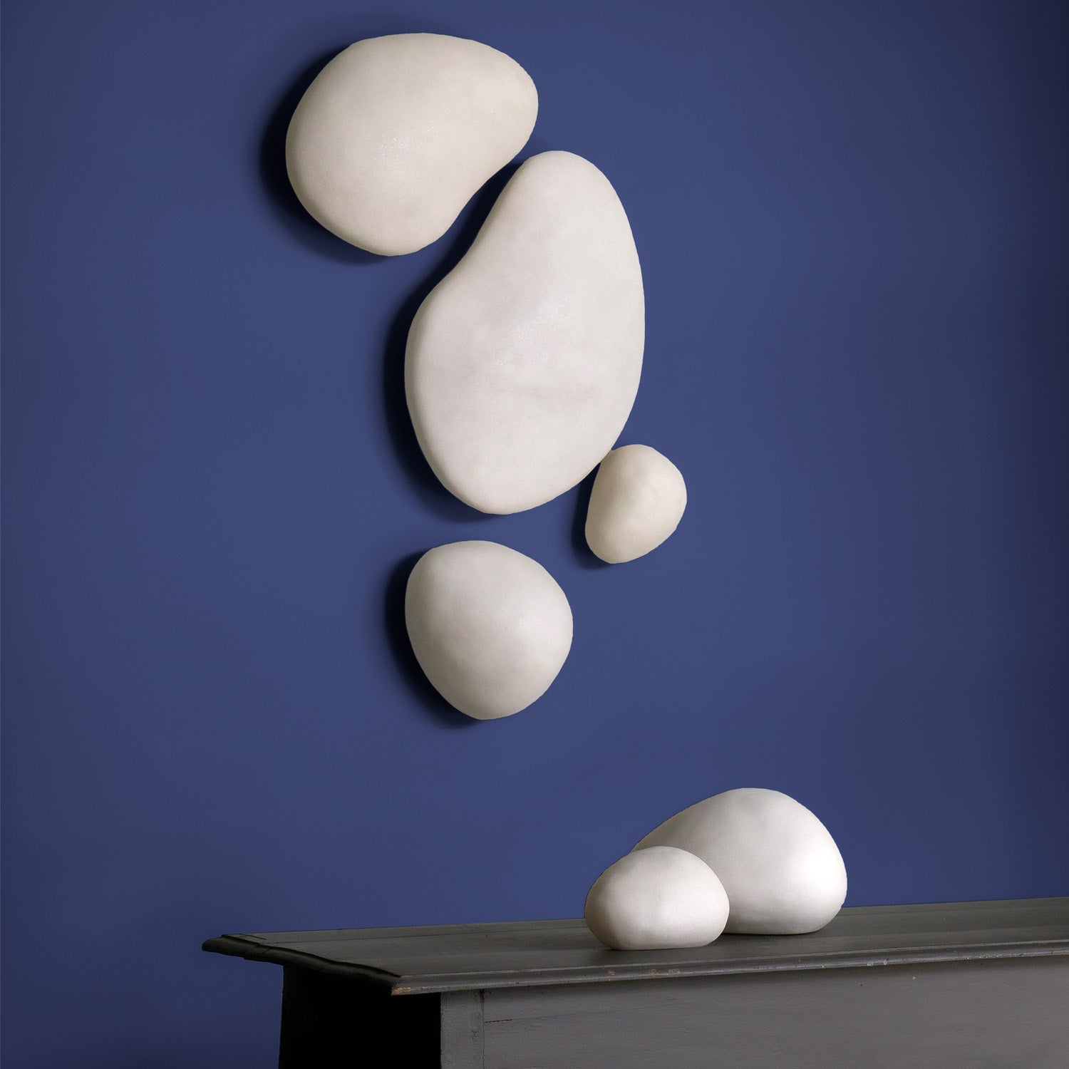 River Stone 6.5&quot;L Wall Art