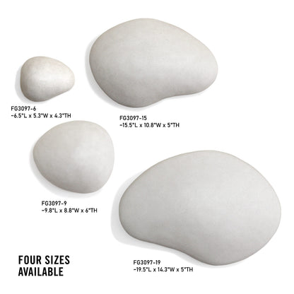 River Stone 6.5&quot;L Wall Art
