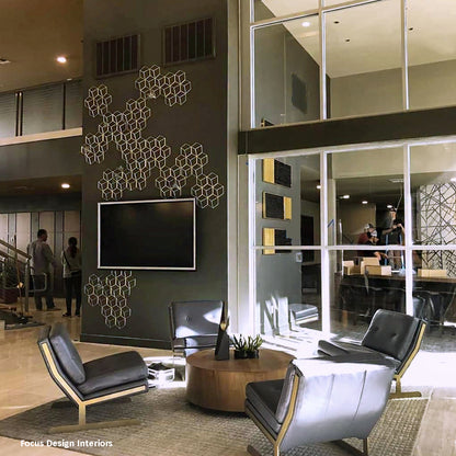 Hex Grid Wall Panel