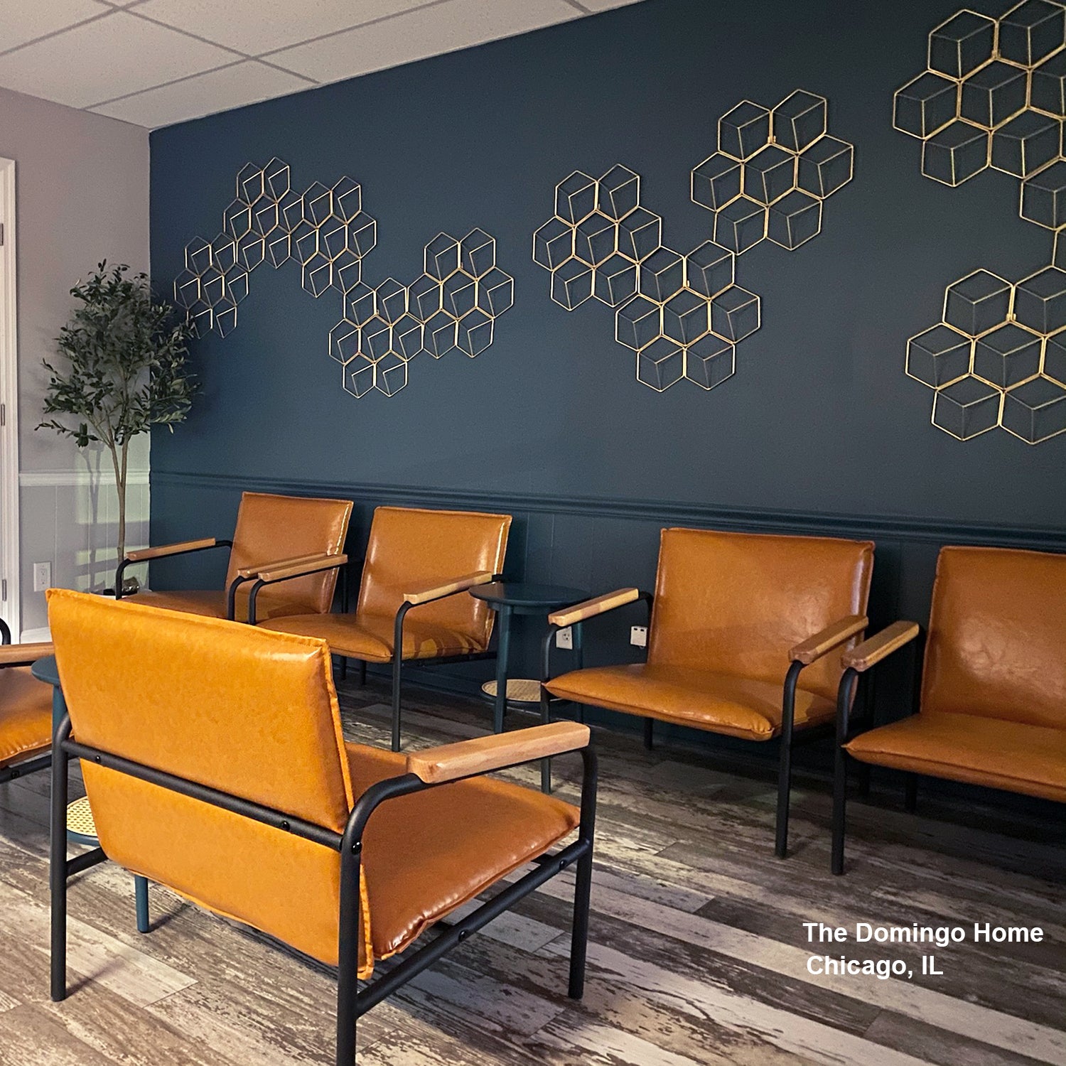 Hex Grid Wall Panel