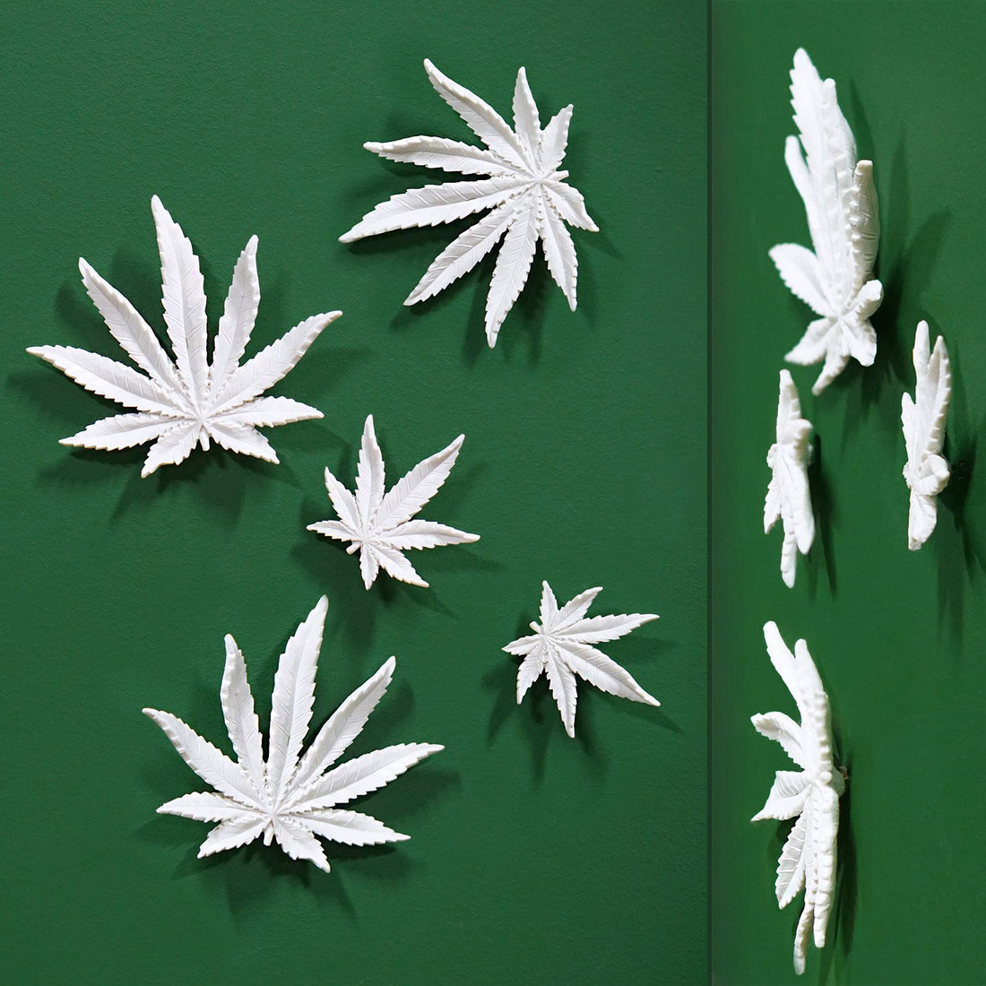 Cannabis Leaf Wall Play™ Off-White
